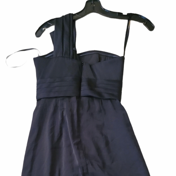 NWT BCBG Max Azria Palais Dress One Shoulder - Picture 3 of 11